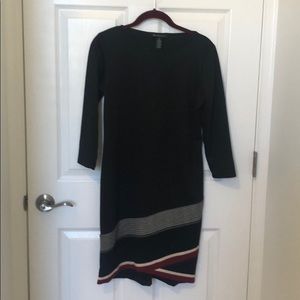 Dark Blue Long Sleeve Dress